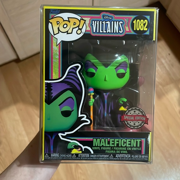 Funko Other - Blacklight Maleficent Special Edition Funko Pop #1082